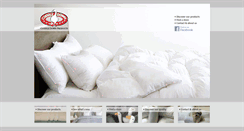Desktop Screenshot of cuddledown.ca
