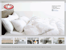 Tablet Screenshot of cuddledown.ca